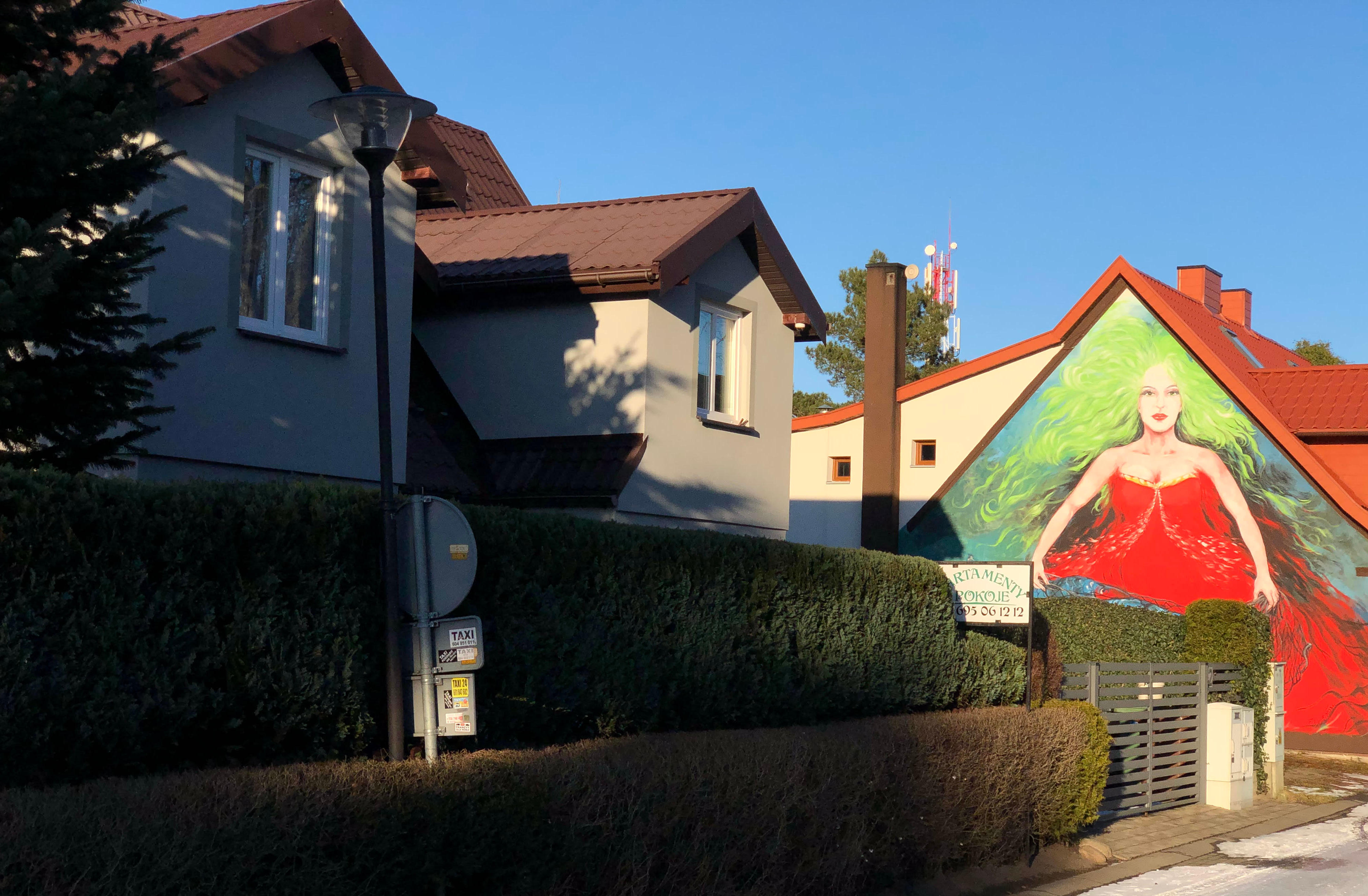 Pensjonat i mural Elżbiety Gruz